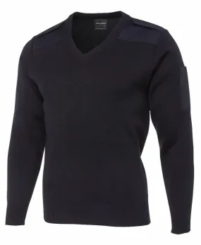 JB's Wear 6EJ Knitted Epaulette Jumper