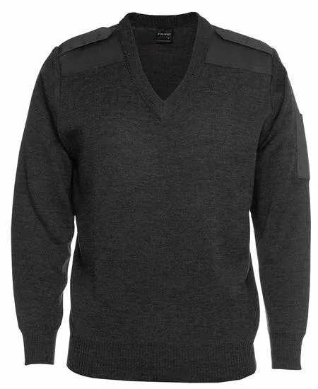 JB's Wear 6EJ Knitted Epaulette Jumper