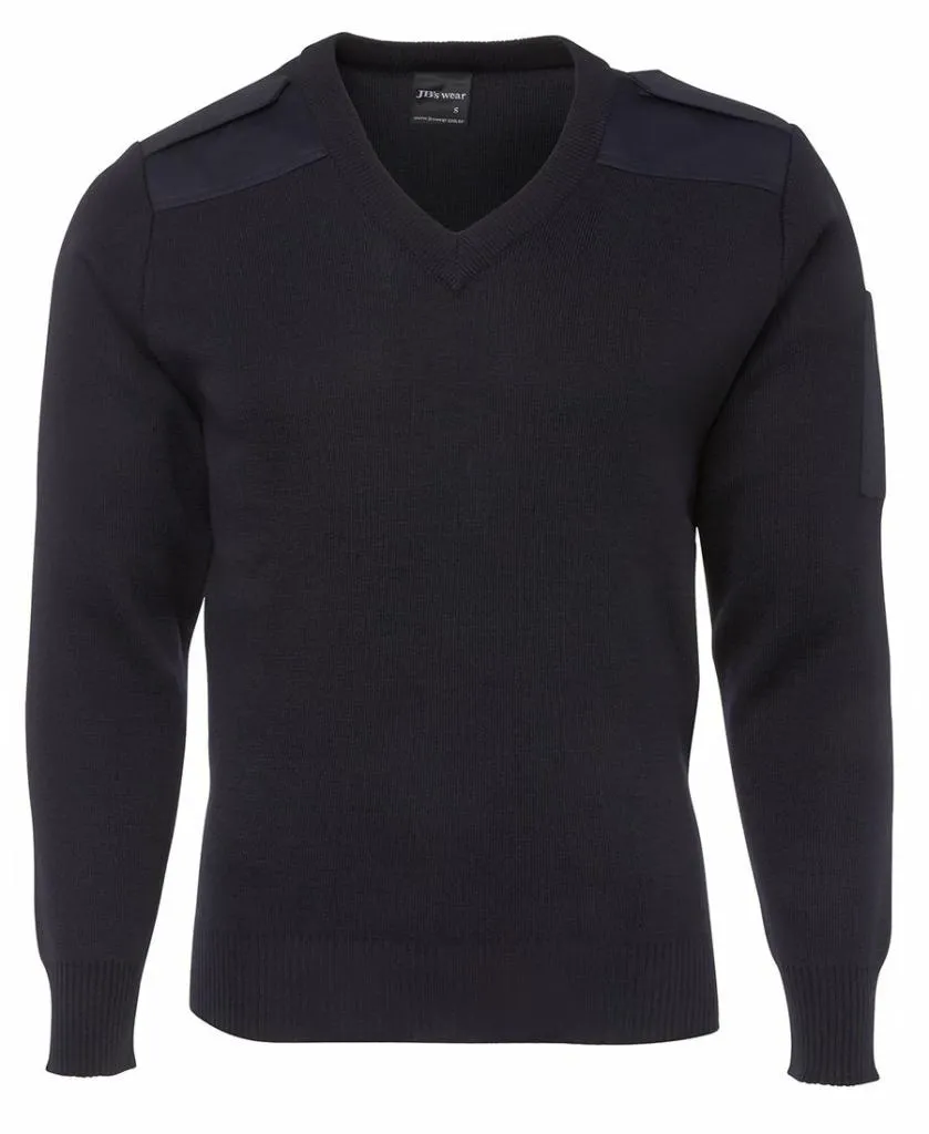 JB's Wear 6EJ Knitted Epaulette Jumper