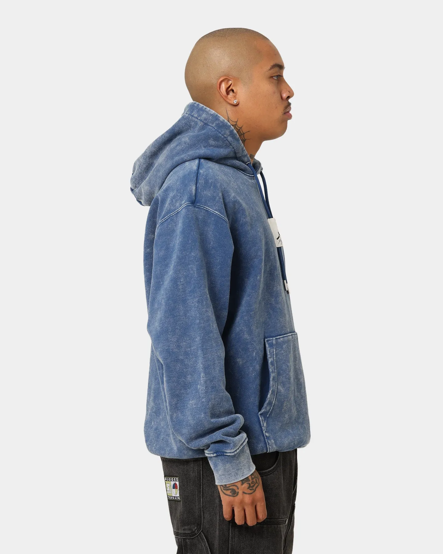 Jordan Essential Statement Washed Fleece Hoodie French Blue