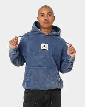 Jordan Essential Statement Washed Fleece Hoodie French Blue