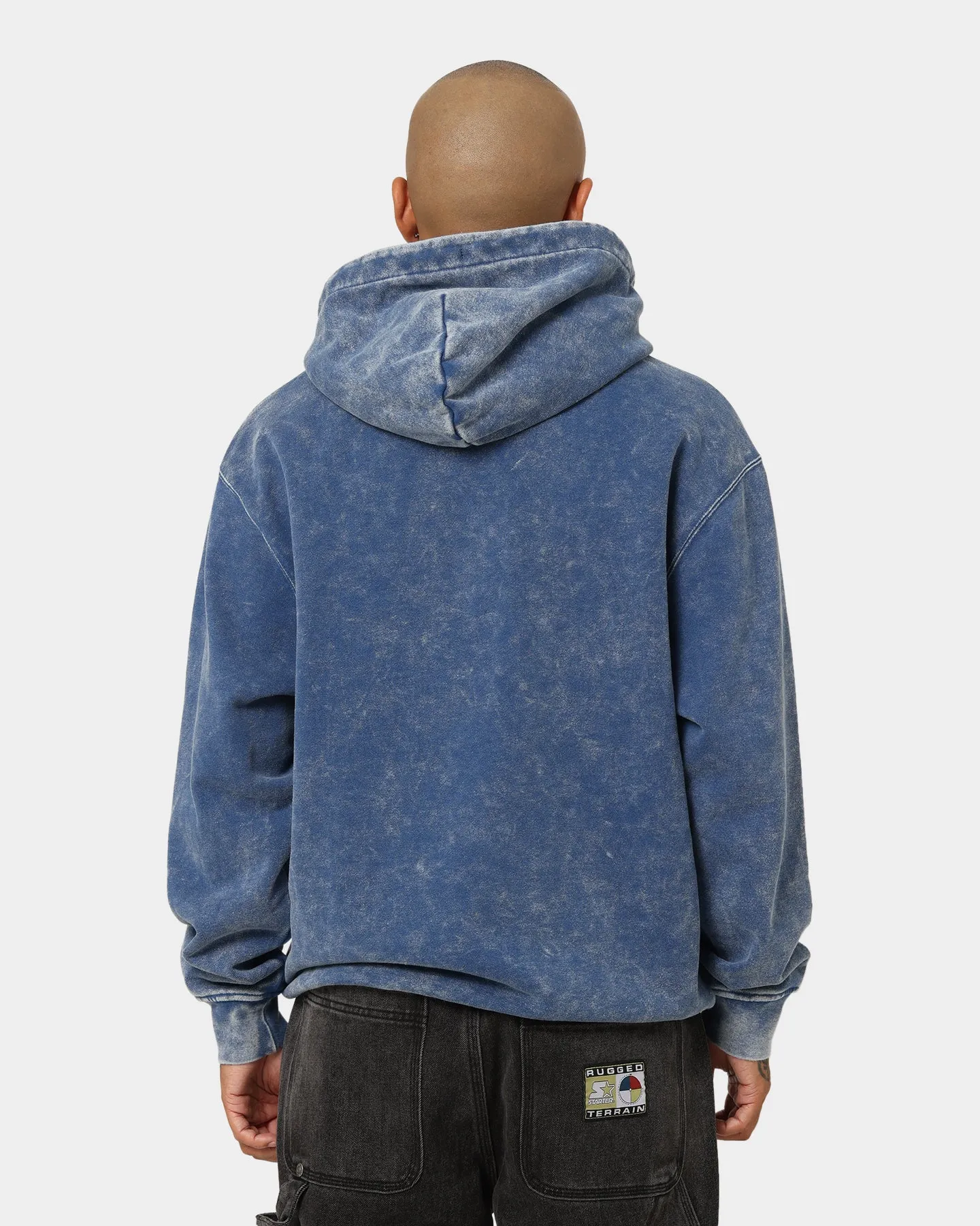 Jordan Essential Statement Washed Fleece Hoodie French Blue