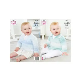 King Cole Baby Pure DK Knitting Pattern 5774
