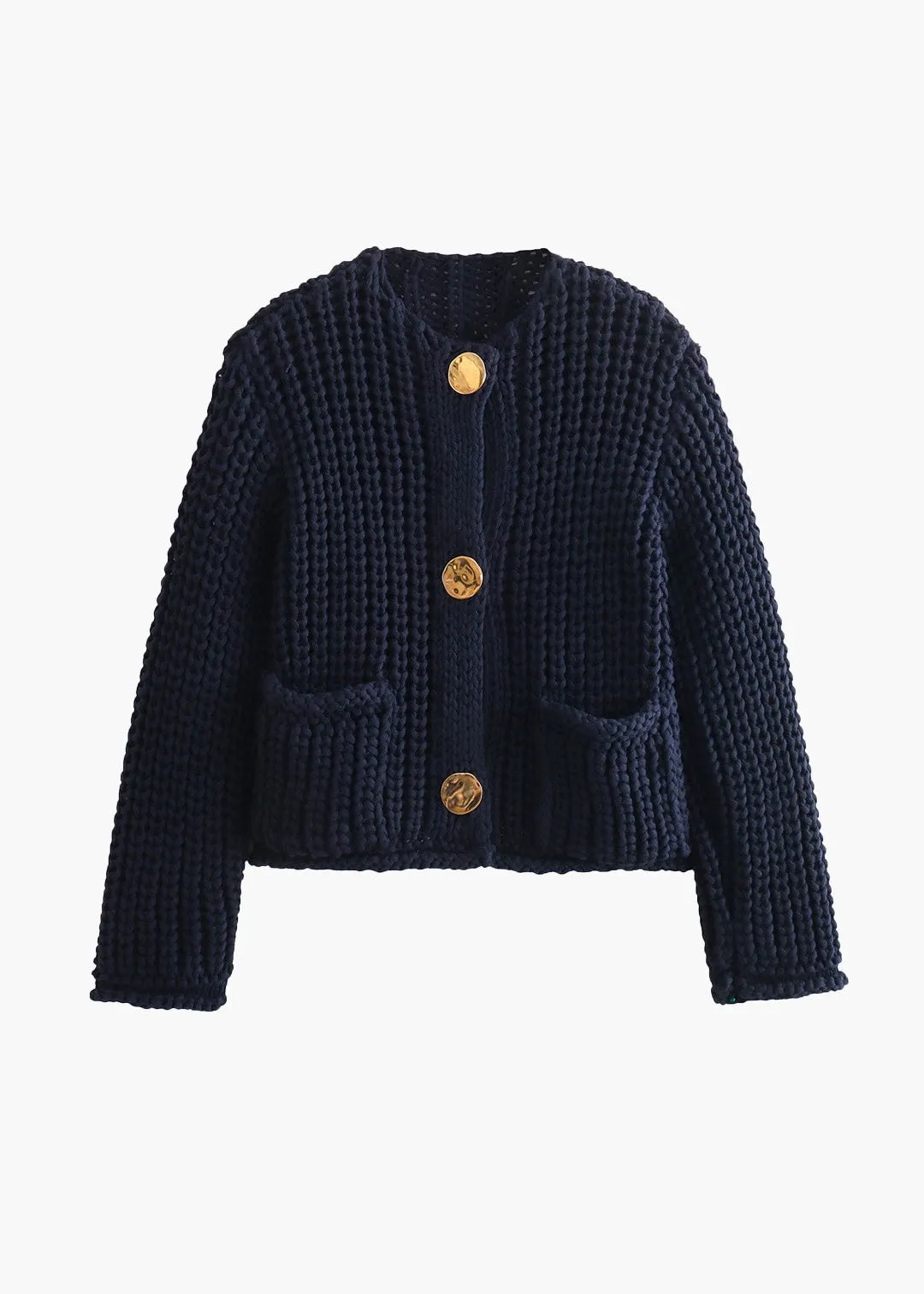 Laurie Golden Buttons Knitted Cardigan