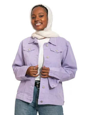 Lavender Short Jacket Jeans