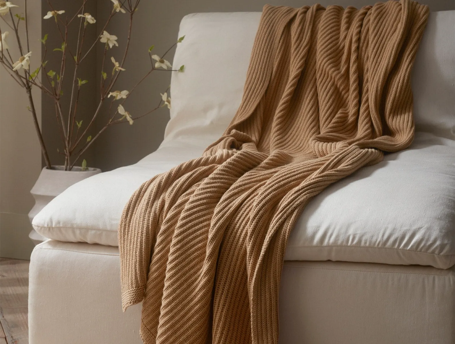 Madrone Organic Knit Throw - Renewed