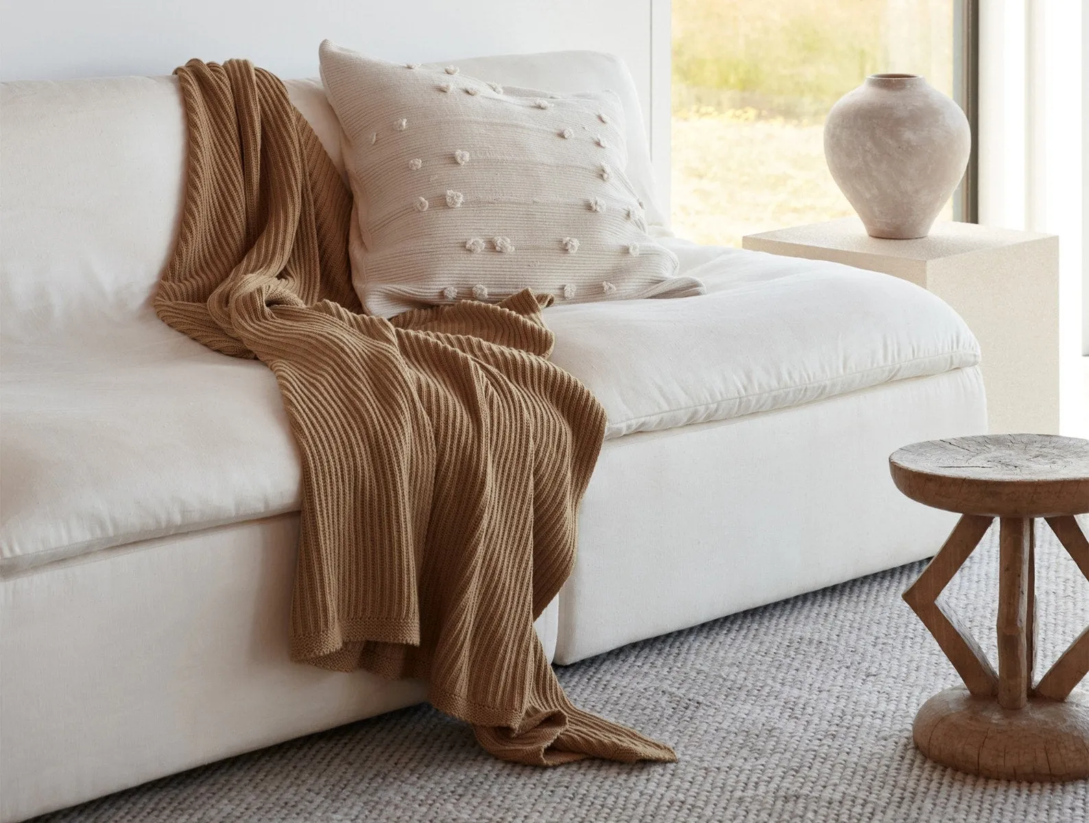 Madrone Organic Knit Throw - Renewed