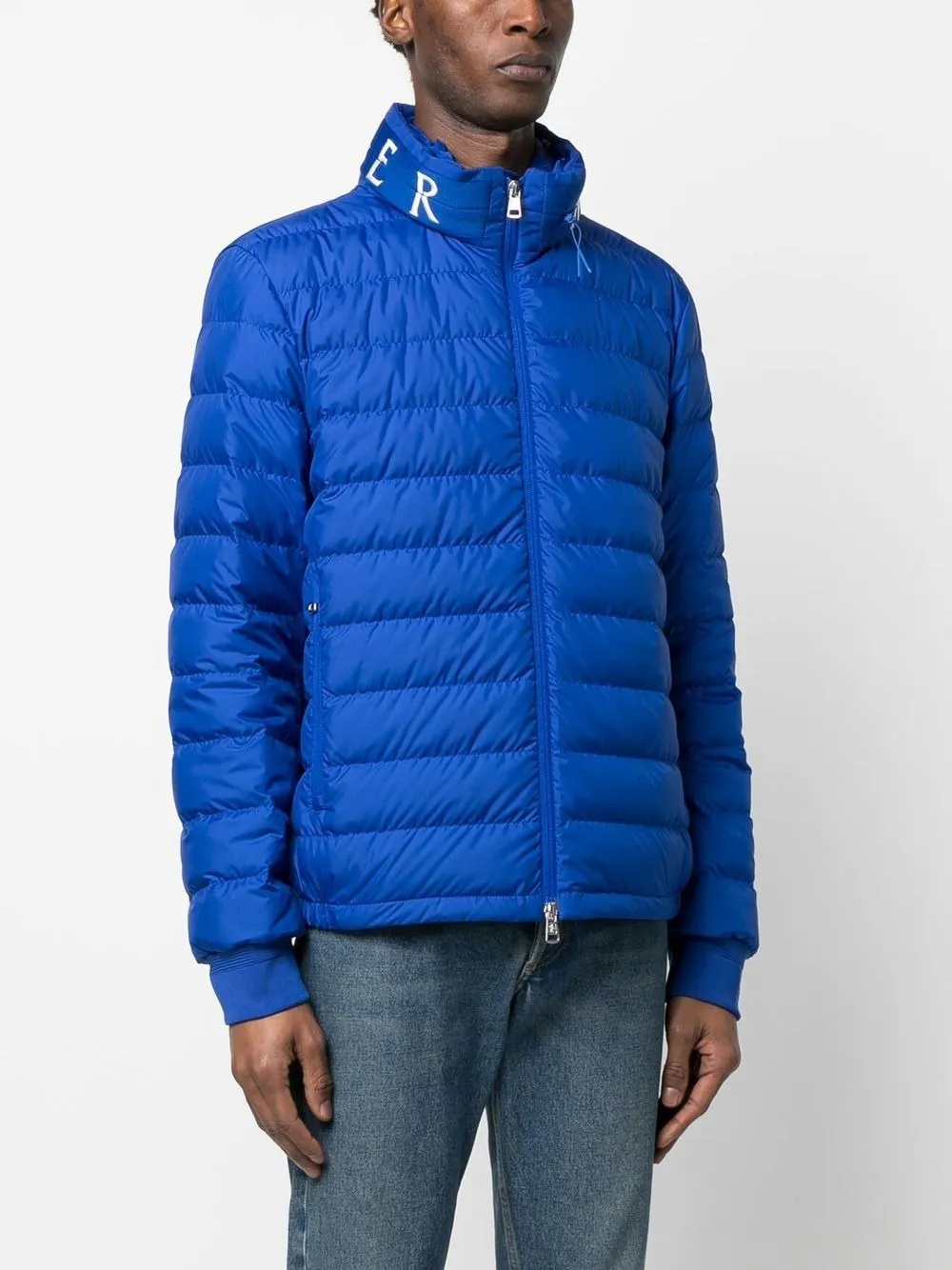 Moncler Mens Akio Puffer Jacket 5  / XXL Bright Blue