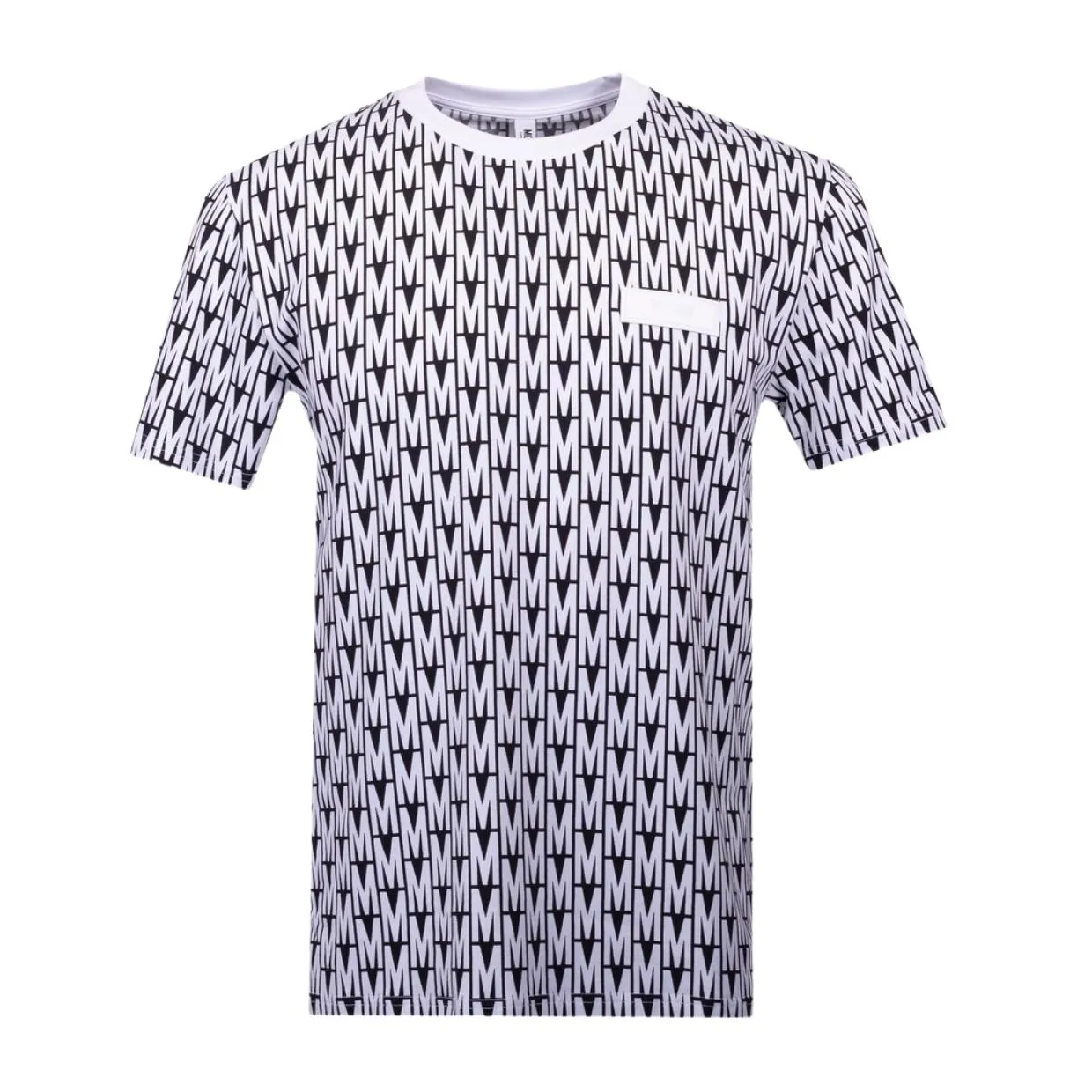 Moschino Underwear M Print All-Over Black T-Shirt