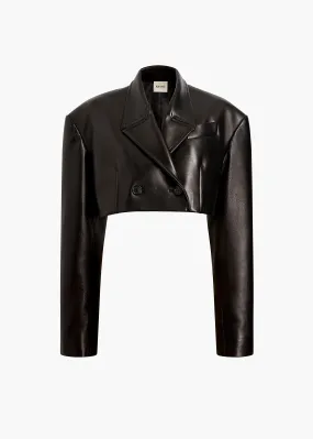 Nando Jacket in Black Leather