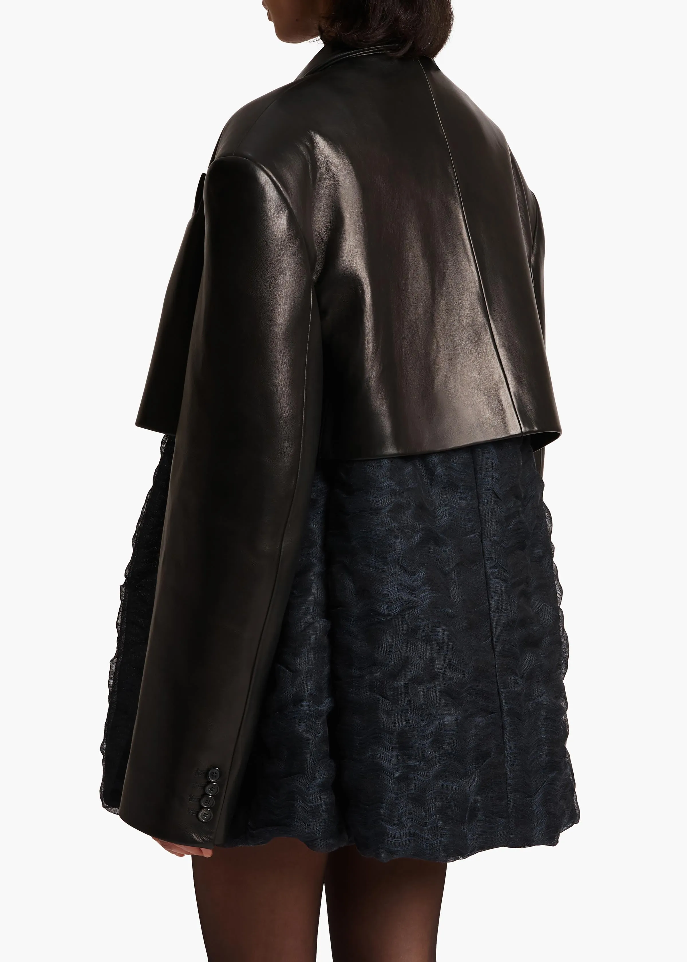 Nando Jacket in Black Leather