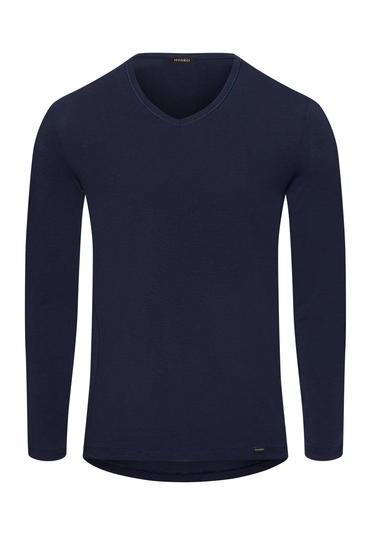 Natural Function TENCEL™ and Cotton Fitted V-Neck Top | Deep Navy 73187-1610