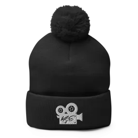 (NEW) KGE WT Movie Camera Pom-Pom Beanie