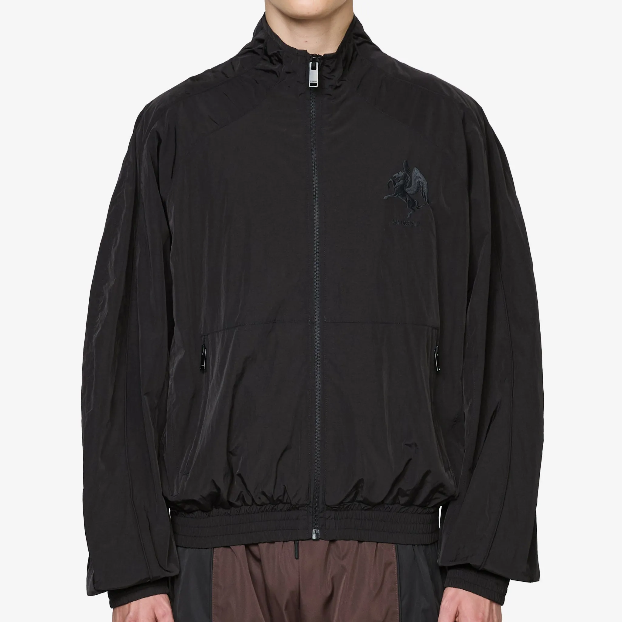 Oversized Track Jacket Black