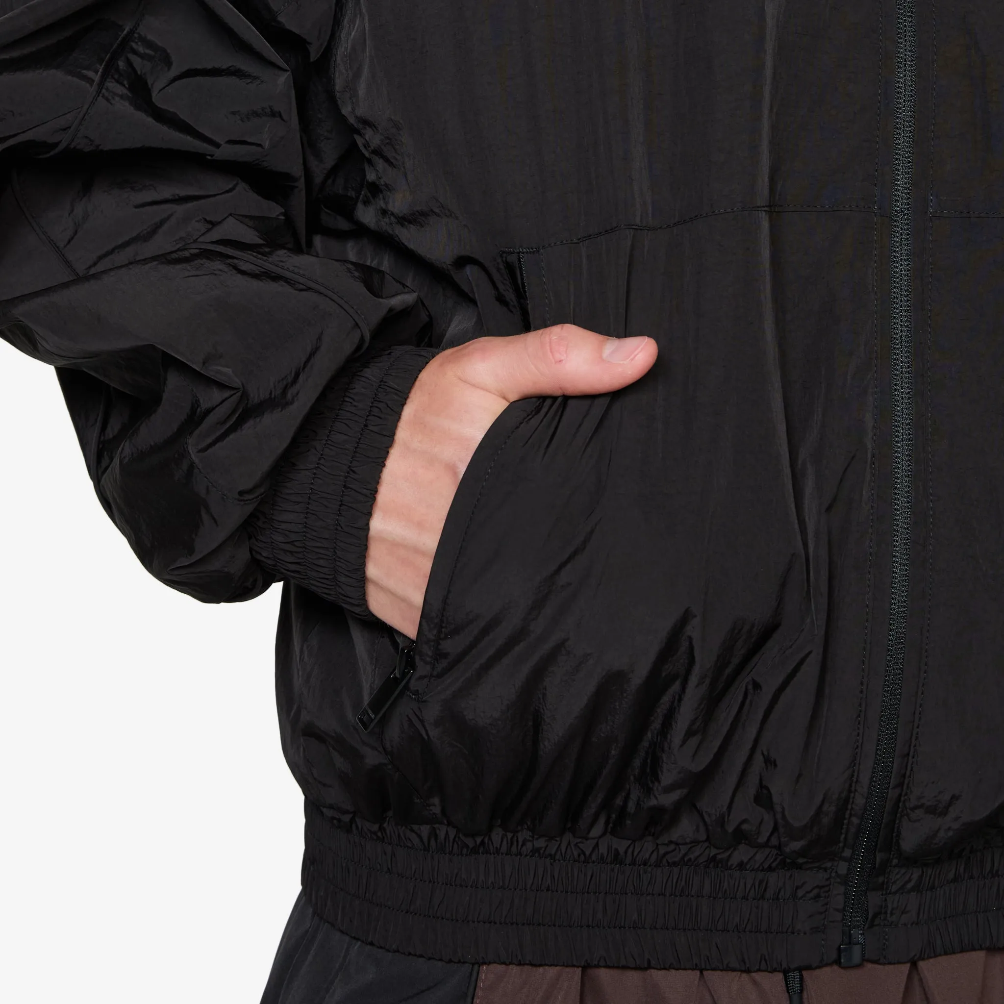 Oversized Track Jacket Black