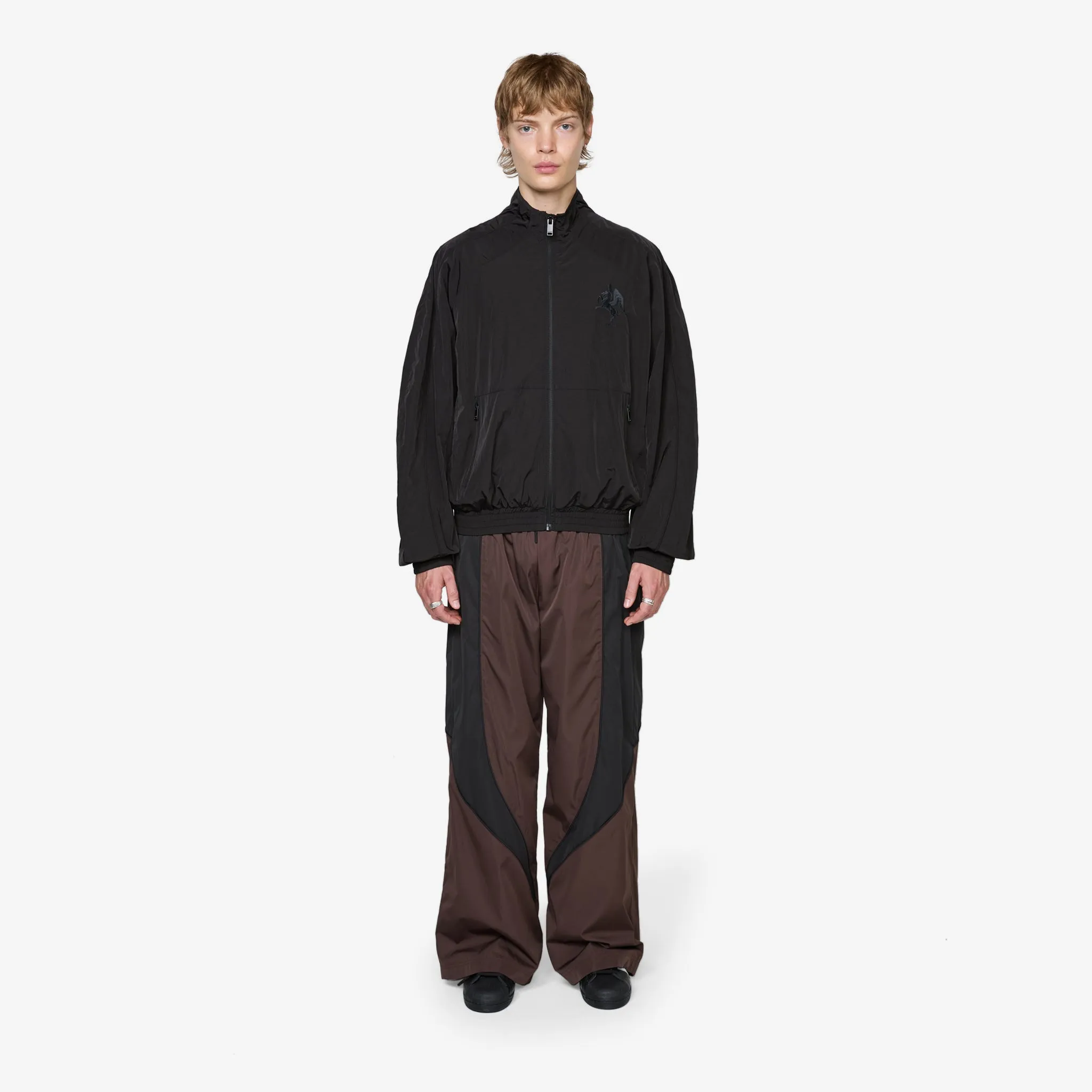 Oversized Track Jacket Black