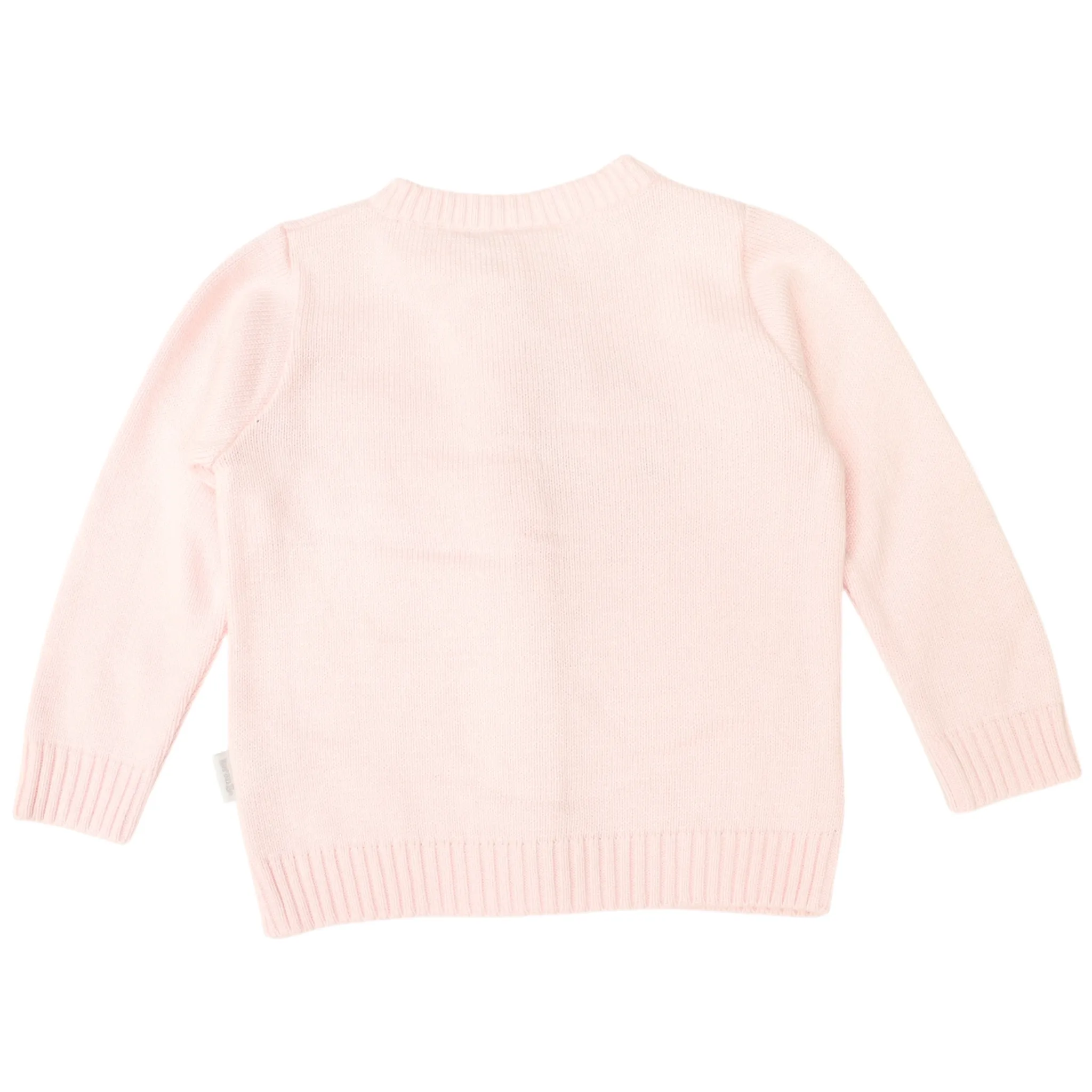 Pink Cotton Knit Cardigan