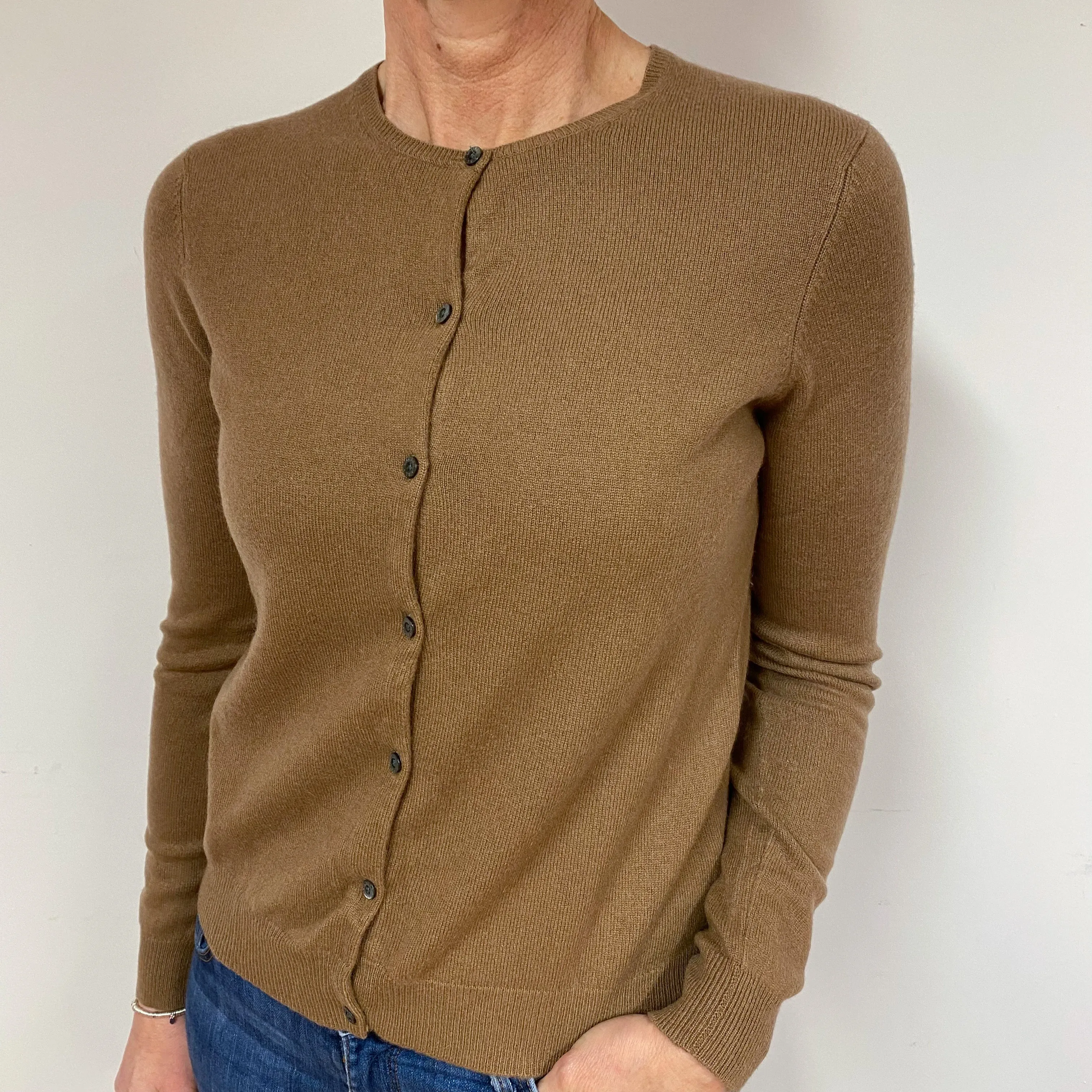 Ralph Lauren Toffee Brown Cashmere Cardigan