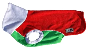 Red Green Polar Fleece - Waterproof belly - McTog Dog Jumper