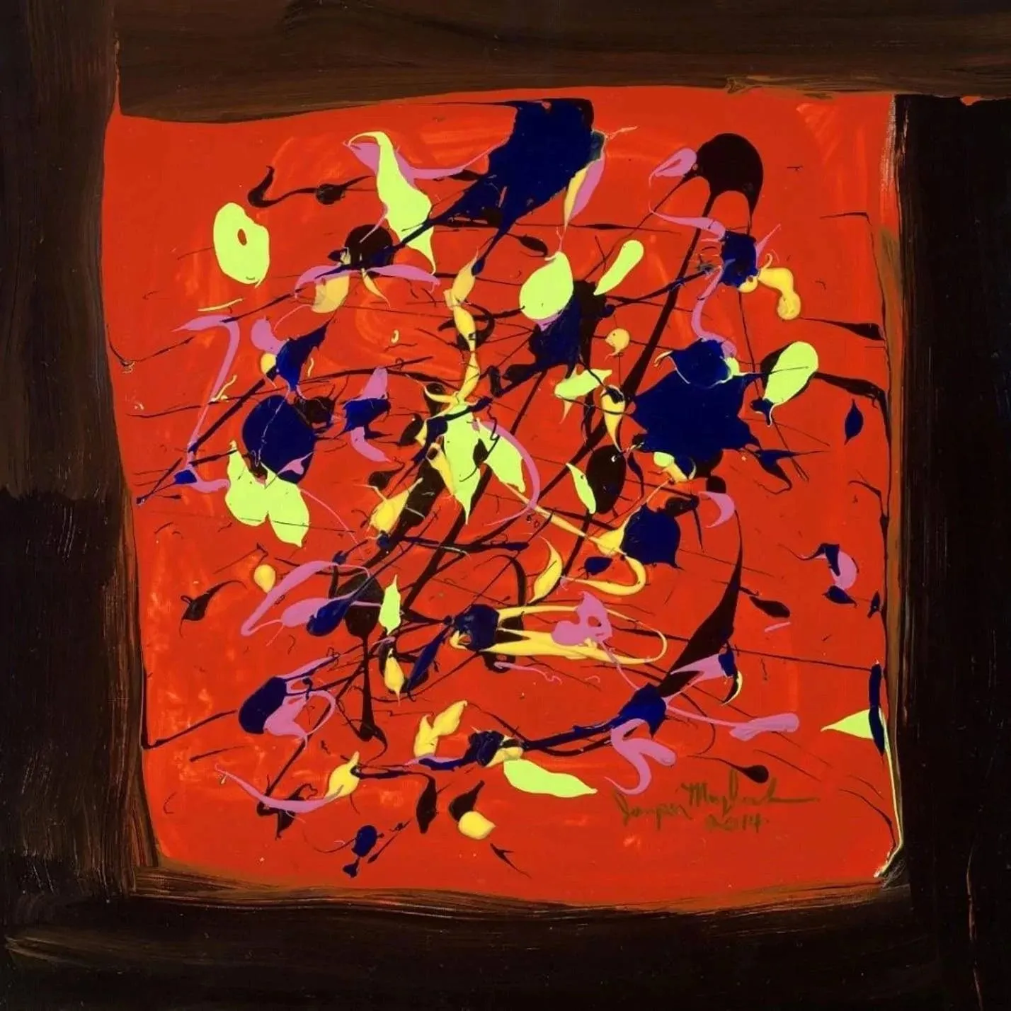 Red Spring  (Print on Canvas)