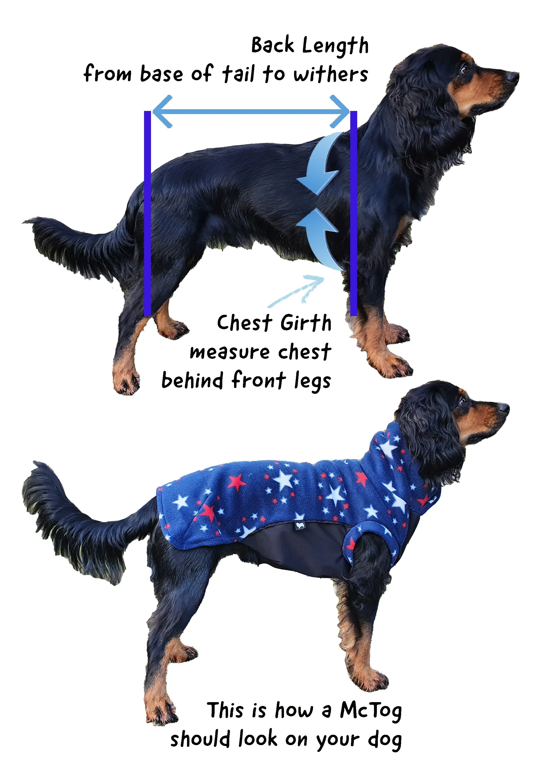 Red White Polar Fleece - Waterproof belly McTog Dog Jumper