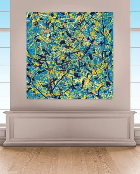 Saturn Sunrise  (Print on Canvas)