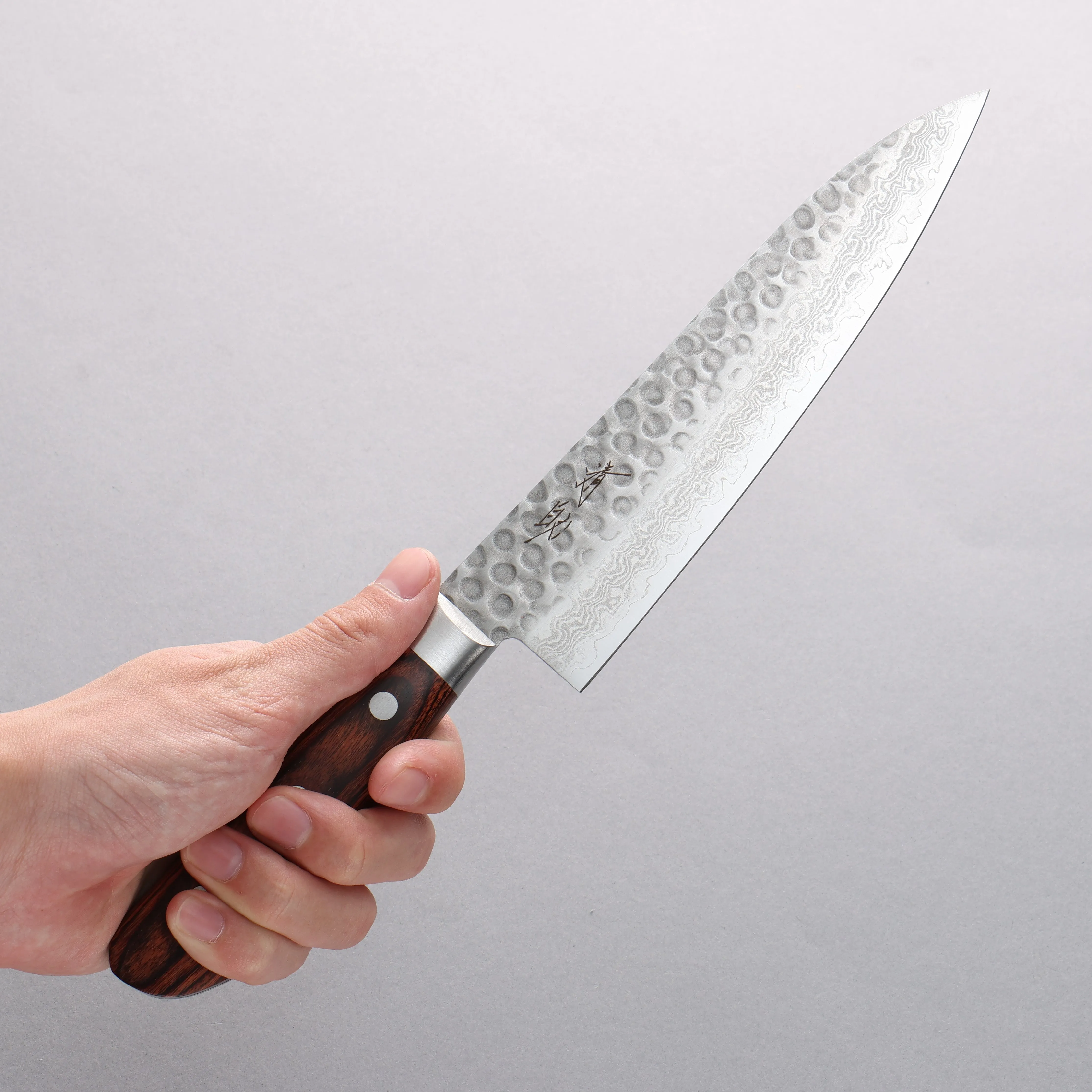 Seisuke VG10 17 Layer Damascus Gyuto  180mm Mahogany Handle