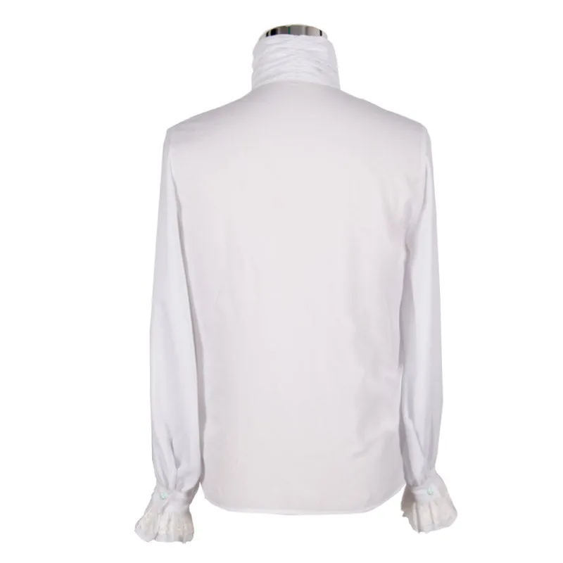 Steampunk Victorian Men's Ruffled Dress Shirt