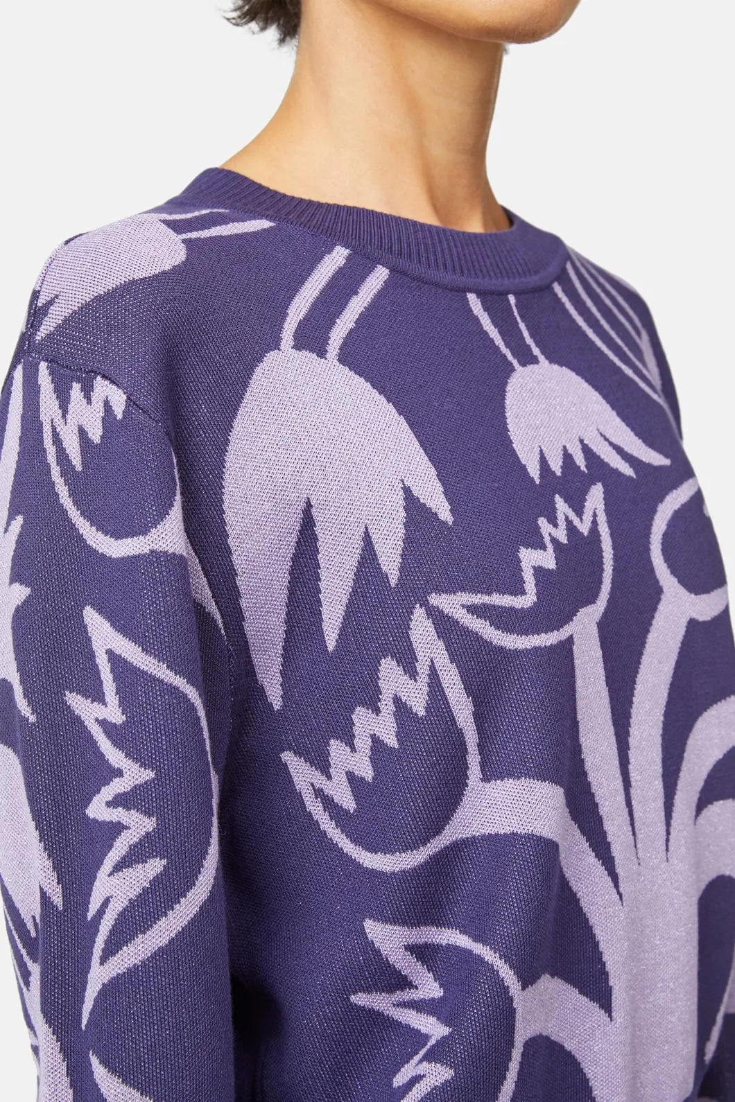 Succulent Lurex Jumper
