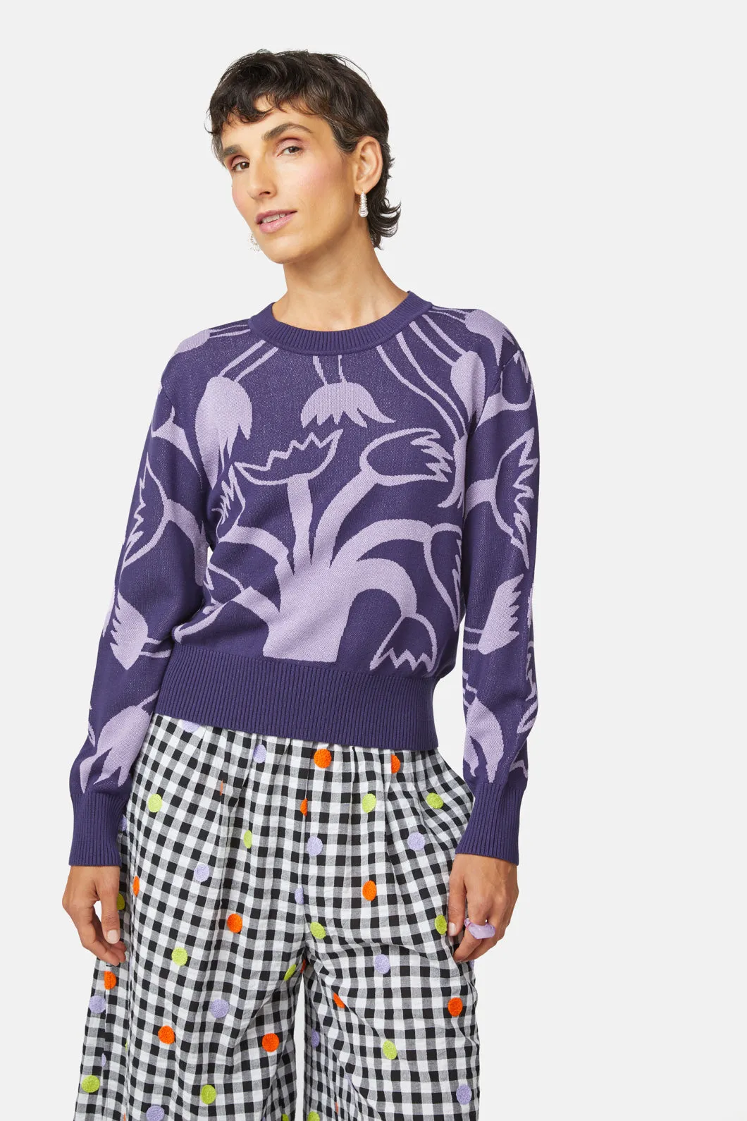 Succulent Lurex Jumper