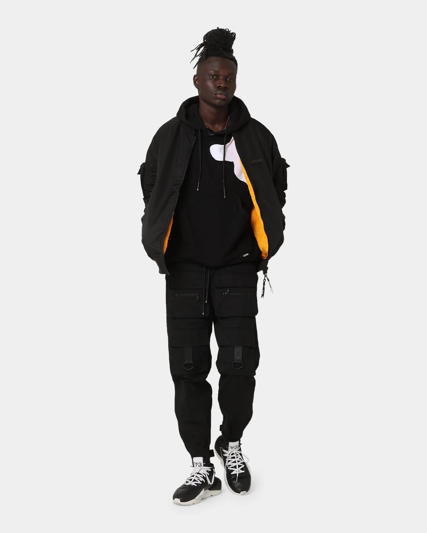 The Anti Order Deconstruction Hoodie Black/White