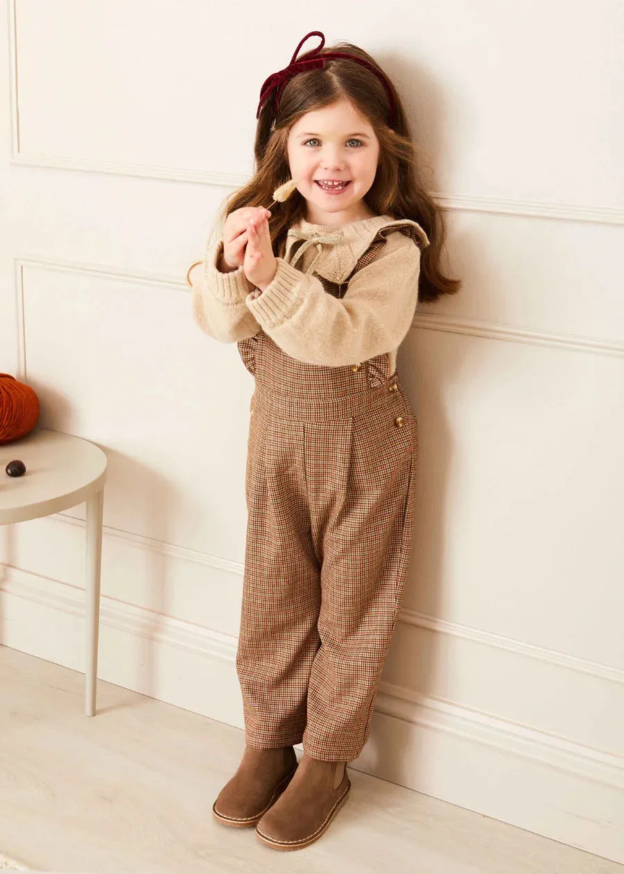 The Chester Puppytooth Dungarees Girl Look