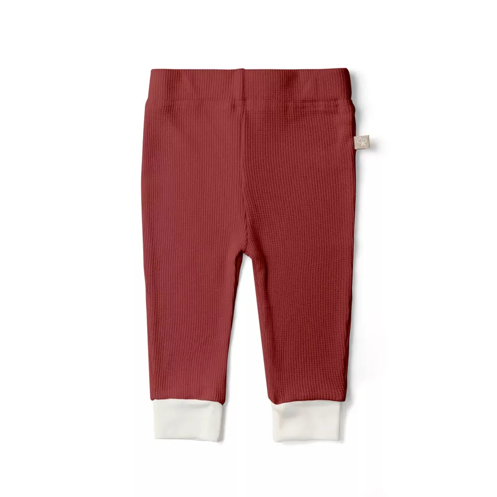 Thermal Bamboo Organic Pants | Cocoa   Cream