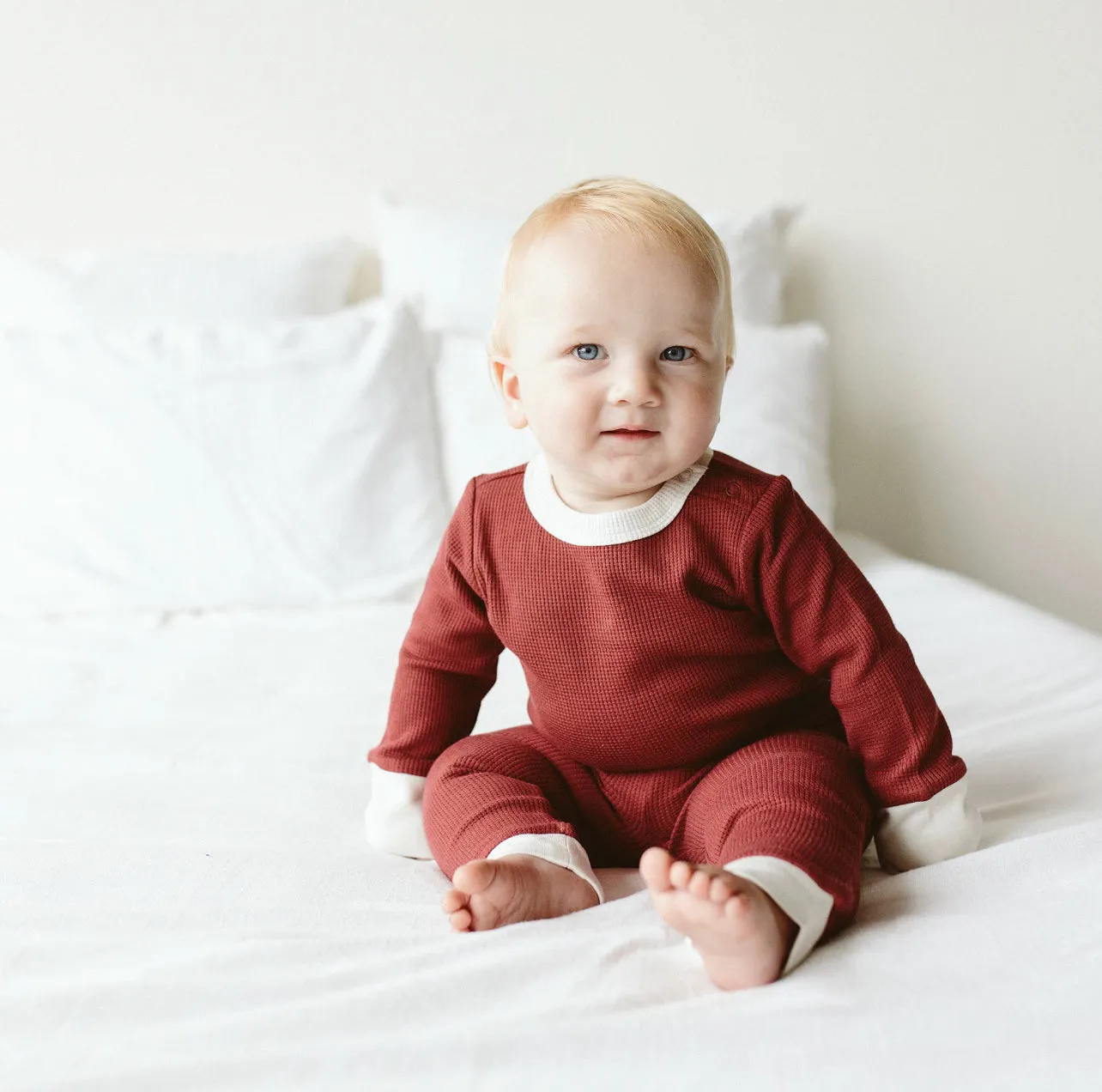 Thermal Bamboo Organic Pants | Cocoa   Cream