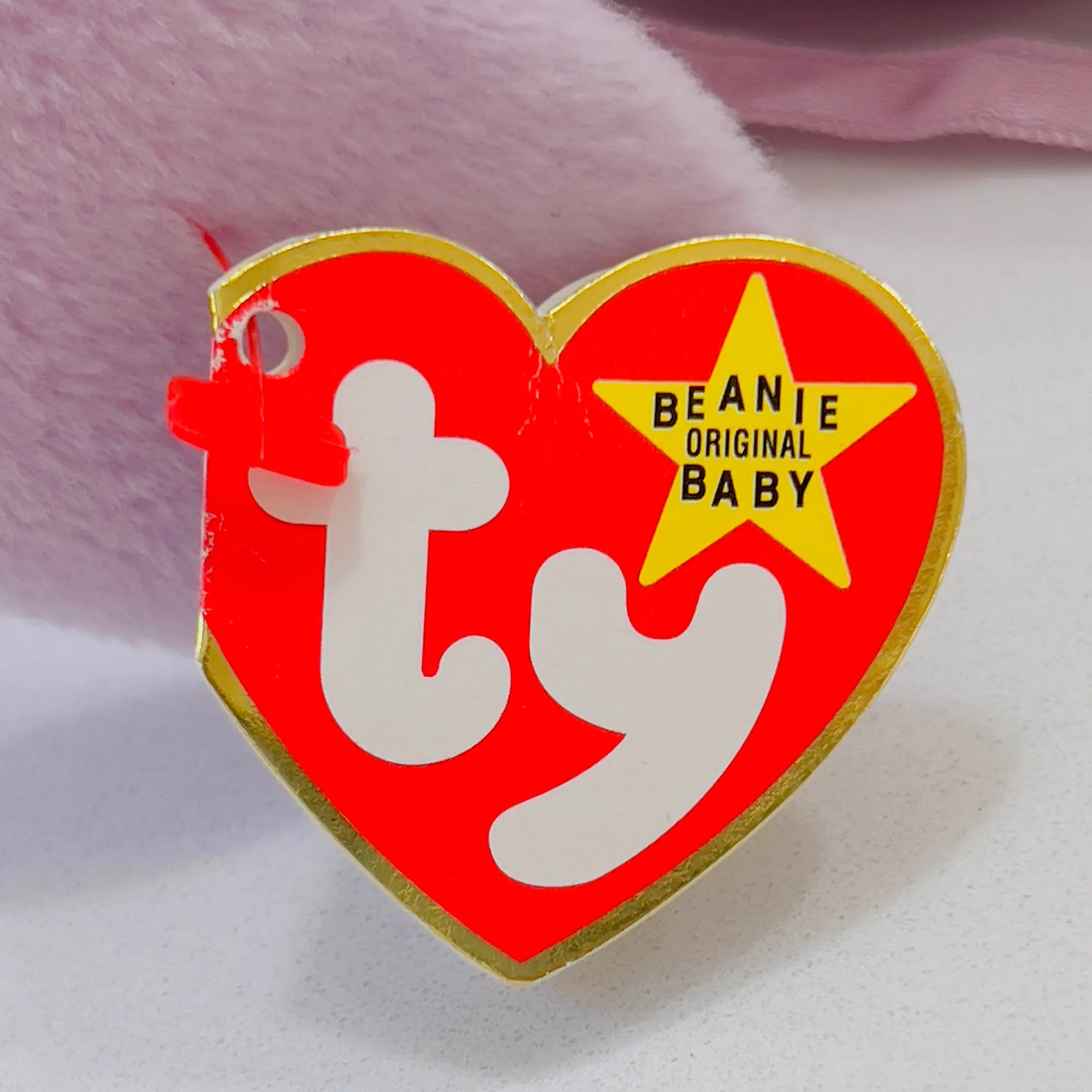 Ty Floppity Bunny Rabbit 1996 Beanie Babies Collection Stuffed Toy