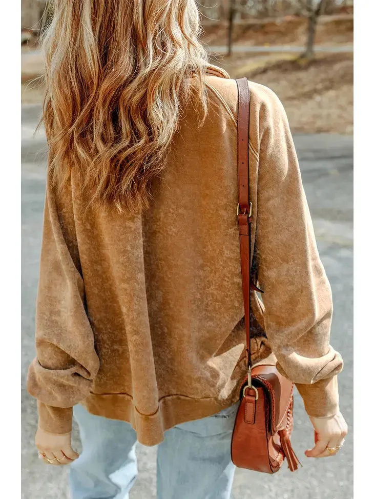 Vintage Washed Button Down Shacket
