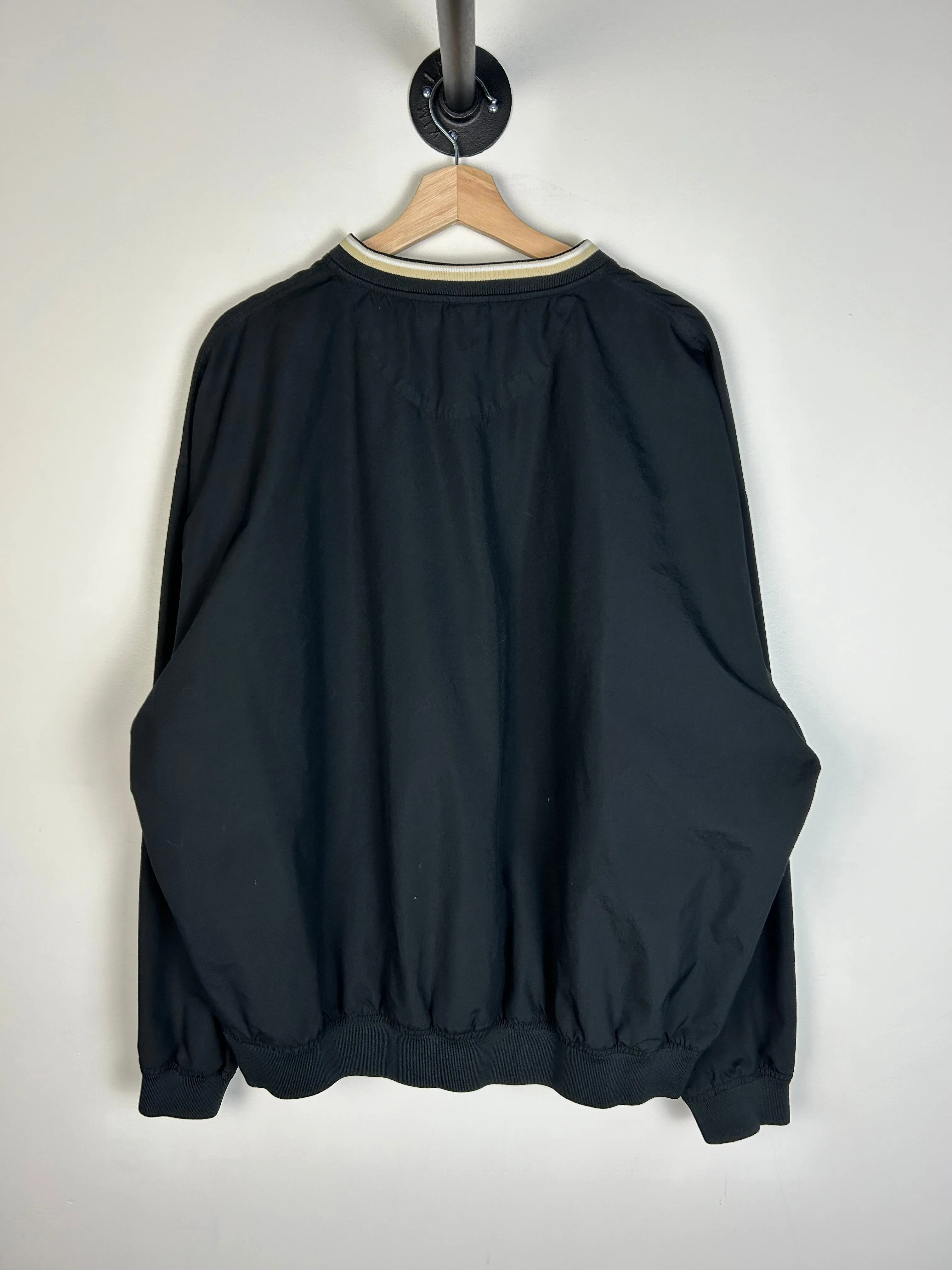 Vintage Y2K Nike Purdue Black Pullover Windbreaker