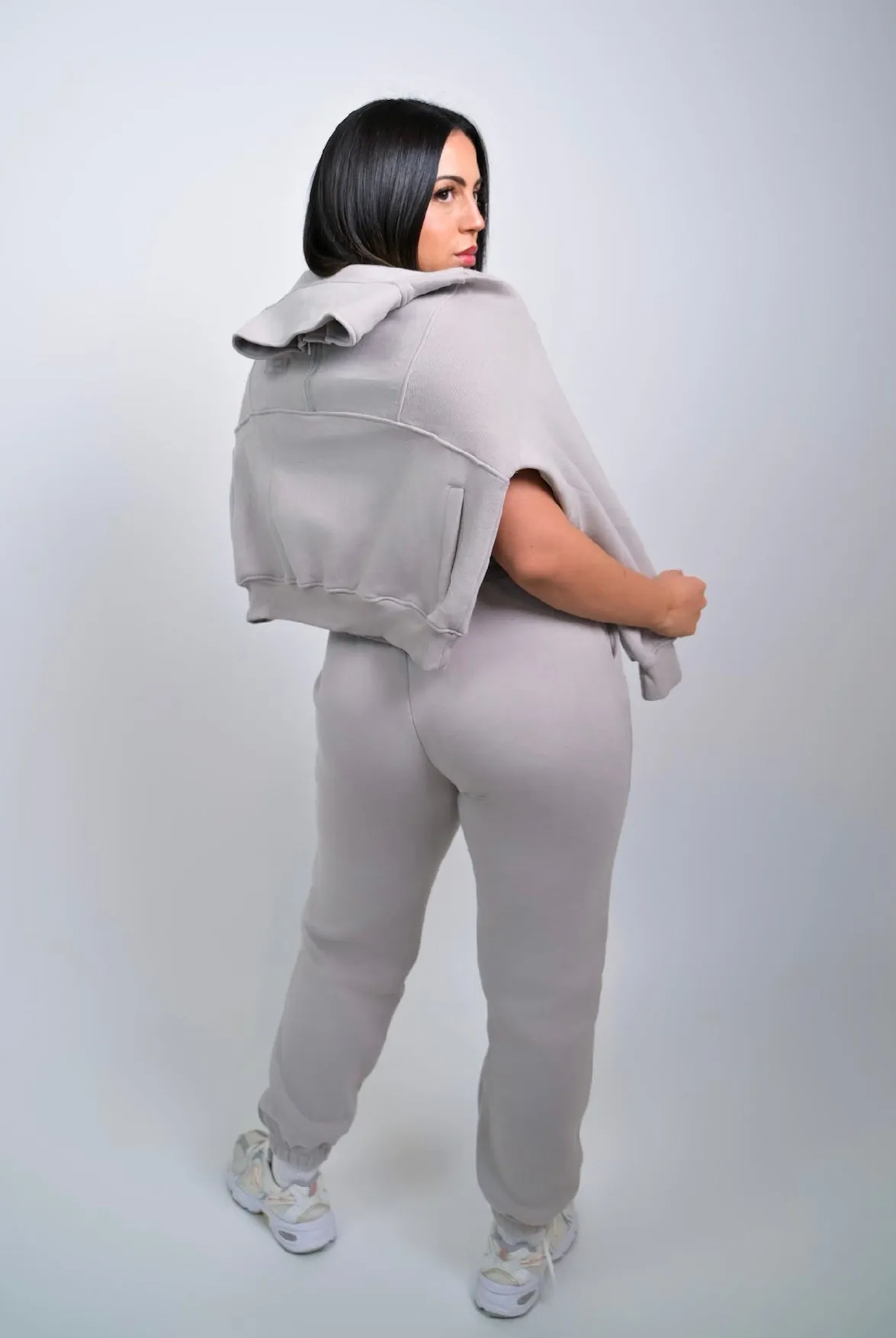 Yesmine Fleece Jogger - Slate Grey
