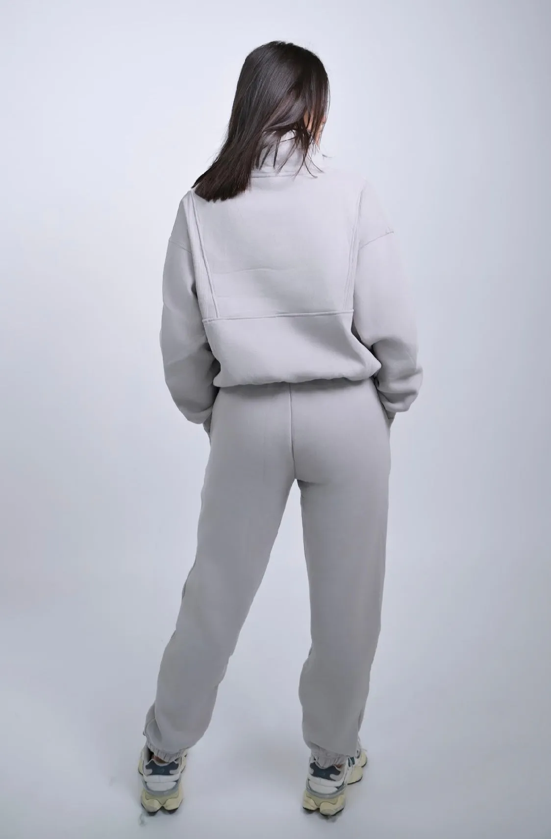 Yesmine Fleece Jogger - Slate Grey